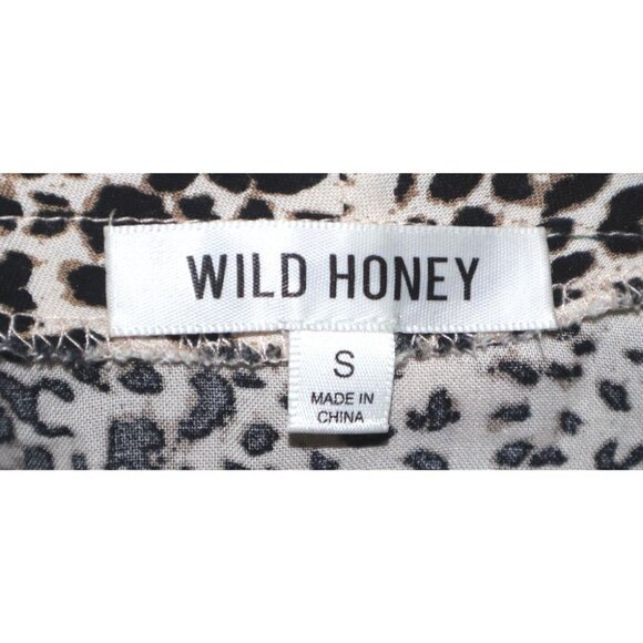 Wild Honey Womens Leopard Print Open Front Duster Jacket Vintage Safari Chic - Picture 3 of 9